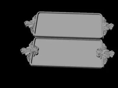  carved tray 3D model
