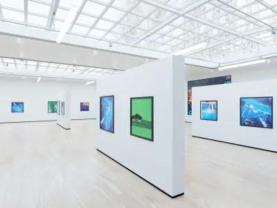 Art Museum Gallery Interior 4b Low-poly 3D model