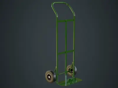 Hand Truck 4 Untextured 3D model