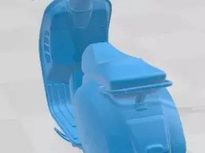 Vespa GTS 300 Super 2011 Printable Motorbike 3D print model