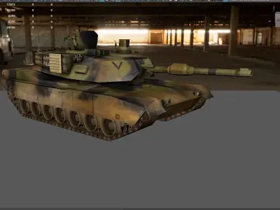 3D Model of Military Tank 3D model