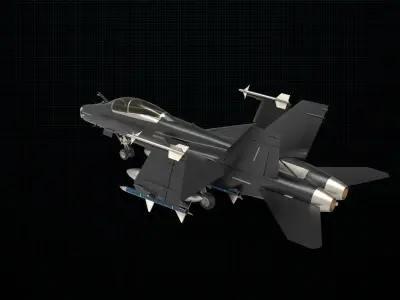 McDonnell Douglas FA 18 Hornet 3D model