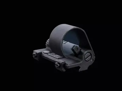 Shpak-1M Red Dot Sight Low-poly 3D model