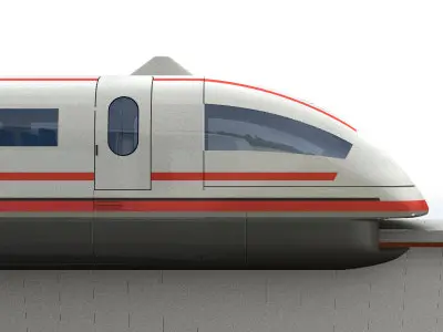 MagLev Train 3D model