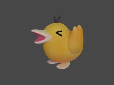 Bird Game Model 15 Low-poly 3D model