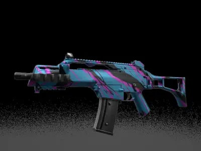 G36 - Game Ready assault rifle Low-poly 3D model