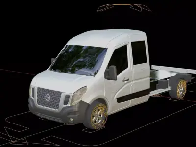 Nissan NV400 CrewCab Chassis 3D model