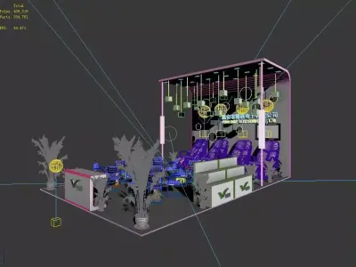 Exhibition - Area - 9X6-3DMAX2009-049 3D model