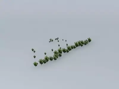 Trees on the Port Part 06 Free 3D model