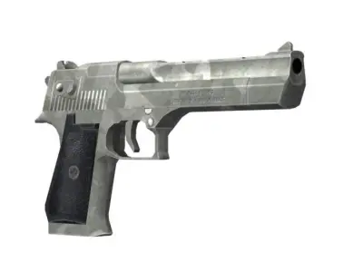 desert Eagle Gun Low-poly 3D model