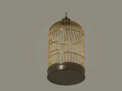 Bird Cage 3D model 3