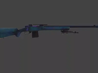 M24 Gun Textured 3D Model CXC Low-poly 3D model