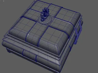 Jwellery boxx  Low-poly 3D model