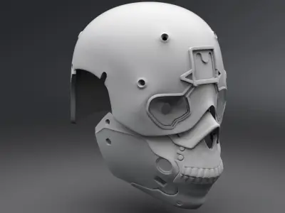 Wolves Helmet  3D print model