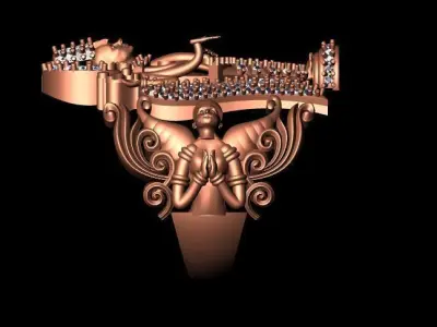 Balaji Ring 3D model