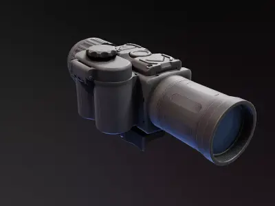 Operator 640 Thermal Scope Low-poly 3D model