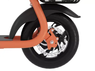 Folding Electric Vehicle 3D Model 3D model