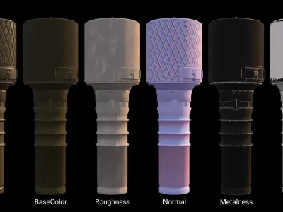 RGD-33 Hand Grenade GameReady Low-poly 3D model