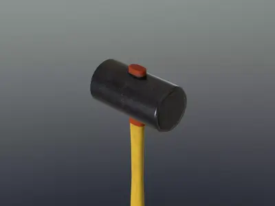 Hammer - Modern Low-poly 3D model