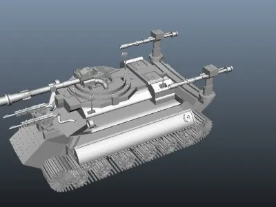 Tank war 3D model