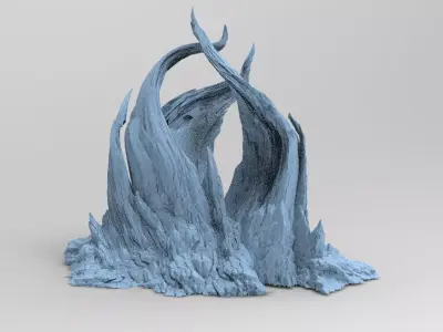 Spiral Mountain 3  3D model