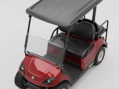The Modern Yamaha Golf Cart 3D model
