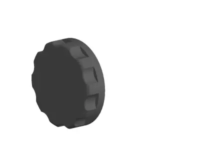  1375006 FIESTA seat backrest tilt adjustment knob 3D print model