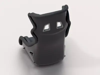 Racing Sport Seat V01 Low-poly 3D model