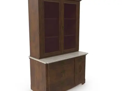 Antique Cabinet A 3D model
