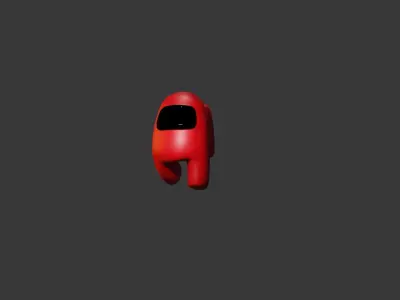 AMONG US  BLENDER 3D CHERACTOR  Low-poly 3D model