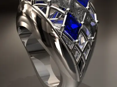 Rendering Anello D Free 3D model