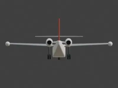 IAI Westwind Low-poly 3D model