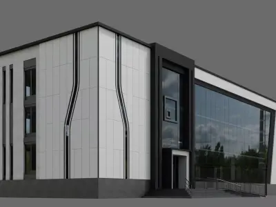 Office Building ID012 3D model