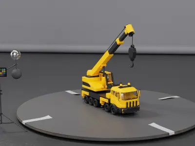 Crane Toy 3D Model Free 3D model