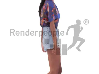 Serena Animated 004 Walking
