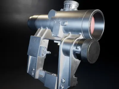 AAA PSO Scope Game Ready PBR Low-poly 3D model