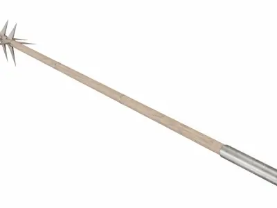 Harpoon Low-poly 3D model