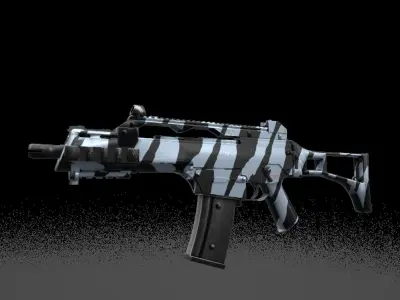 G36 - Game Ready assault rifle Low-poly 3D model