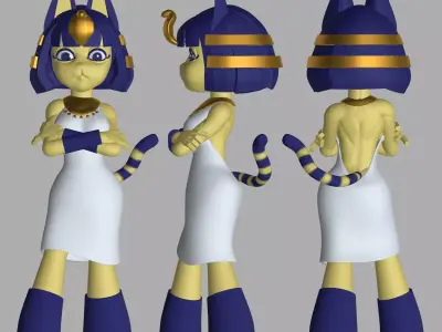 Animal Crossing Ankha Free 3D model