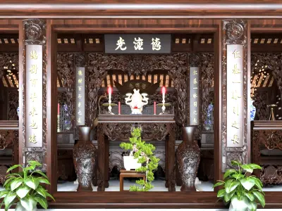 Place of worship - house of worship 3D model