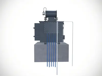 Transformer Low-poly 3D model purchase