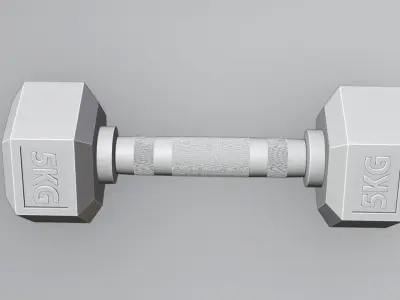 Dumbbell Set - Gym Equipment  3D model