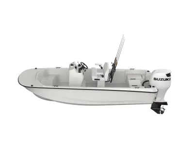 5 Meter Fishing Boat 3D model