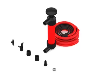 Garage Manual Siphon Pump 3D model