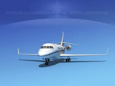 Dassault Falcon 2000 V14 3D model