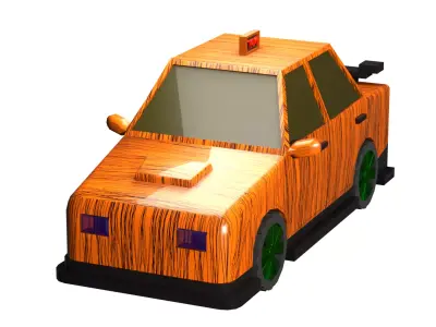 fully optimized game ready cars with all parts pack for games Free low-poly 3D model