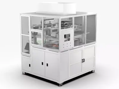 Automatic PCB Flat Plate Loading Machine 3D model