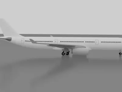 Airbus A330-200 3D model