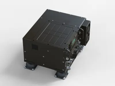 RS VT3050C VHF-UHF Tactical Radio 3D model