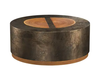 Acacius Round Coffee Table 3D model